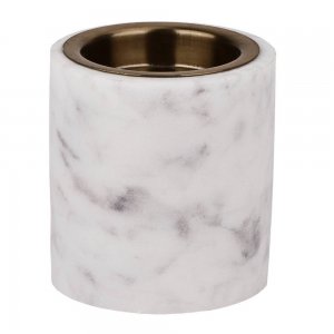 Подсвечник белый мрамор «Rouyin»