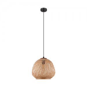 Подвесной светильник с деревянным абажуром «DEMBLEBY»
