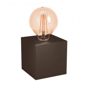 Декоративный настольный светильник тёмно-бронзовый куб «PRESTWICK»