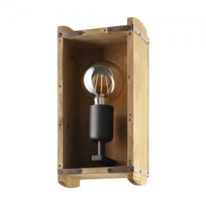Настенный светильник деревянный ящик «Wootton»