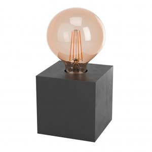 Настольный светильник деревянный куб «PRESTWICK»