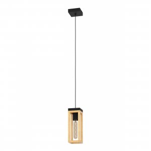 Деревянный прямоугольный подвесной светильник «Nafferton»