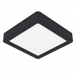 Диммируемый накладной потолочный светильник 11Вт 3000К чёрный «Fueva»
