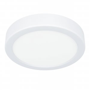 Белый 11Вт плоский накладной потолочный светильник 3000К IP44 «Fueva»