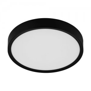 Чёрный накладной потолочный светильник 16,8Вт 3000К «MUSURITA»