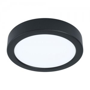 Чёрный накладной потолочный светильник 10,5Вт 3000К «Fueva»