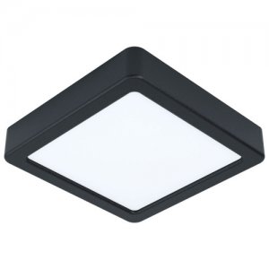 Чёрный накладной потолочный светильник 10,5Вт 3000К «FUEVA 5»