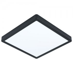 Чёрный накладной потолочный светильник 20Вт 3000К «Fueva»