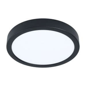 Чёрный накладной потолочный светильник 16,5Вт 3000К «FUEVA 5»