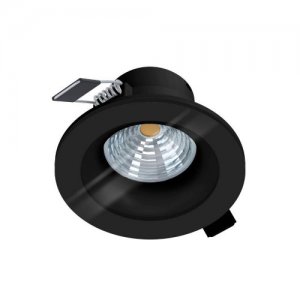 Чёрный встраиваемый светильник 6Вт 4000К с влагозащитой IP44 «SALABATE»