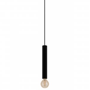 Трековый однофазный подвесной светильник, чёрный «Tb Cortenova»