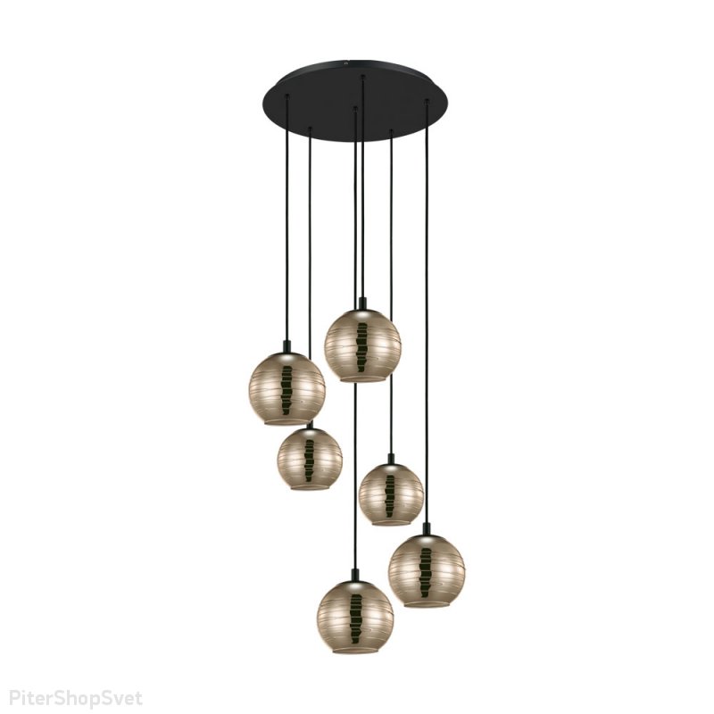 Золотистые подвесы на круглом основании «LEMORIETA» 39687