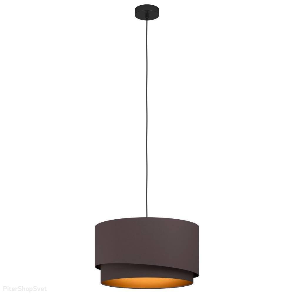 Чёрно-коричневый подвесной светильник «MANDERLINE» 39929