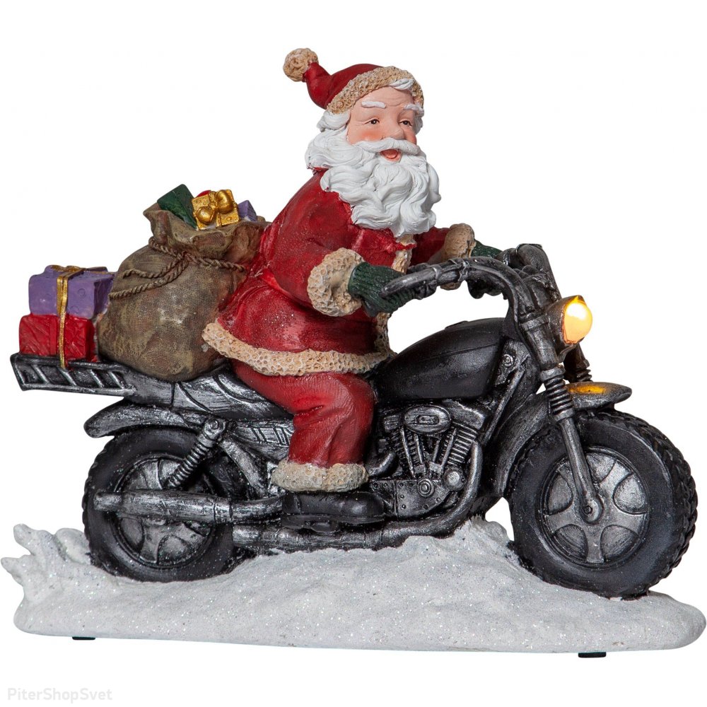 Фигурка Санта Клаус на мотоцикле «MERRYVILLE» 411257