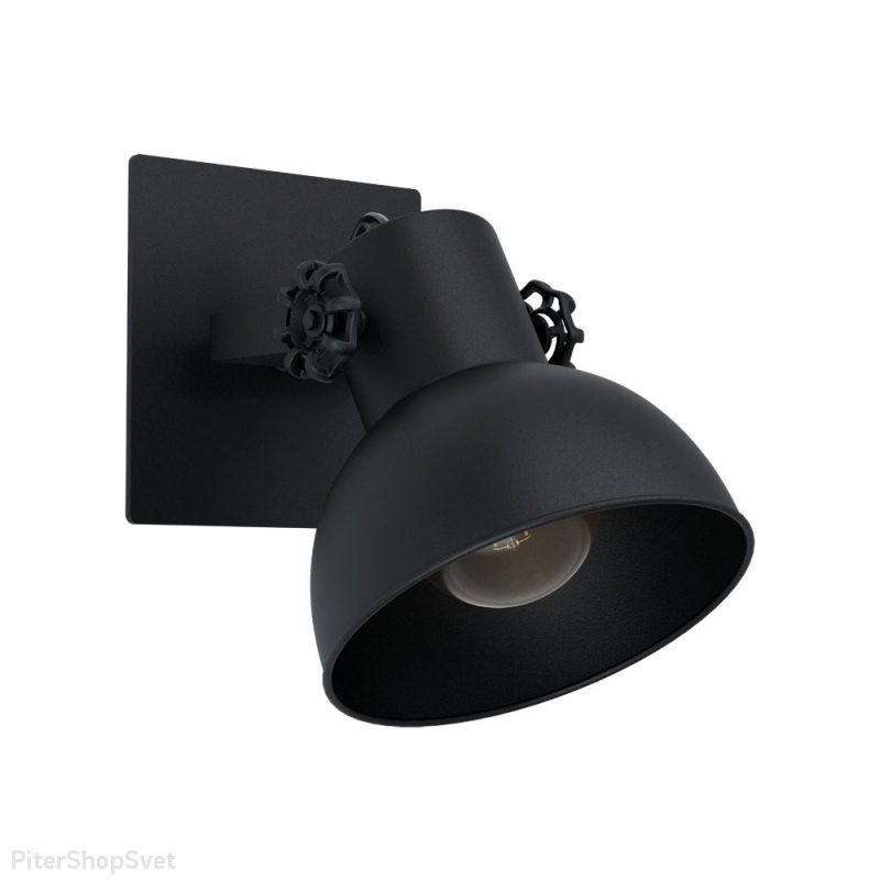 Чёрный настенный светильник «BARNSTAPLE» 43431