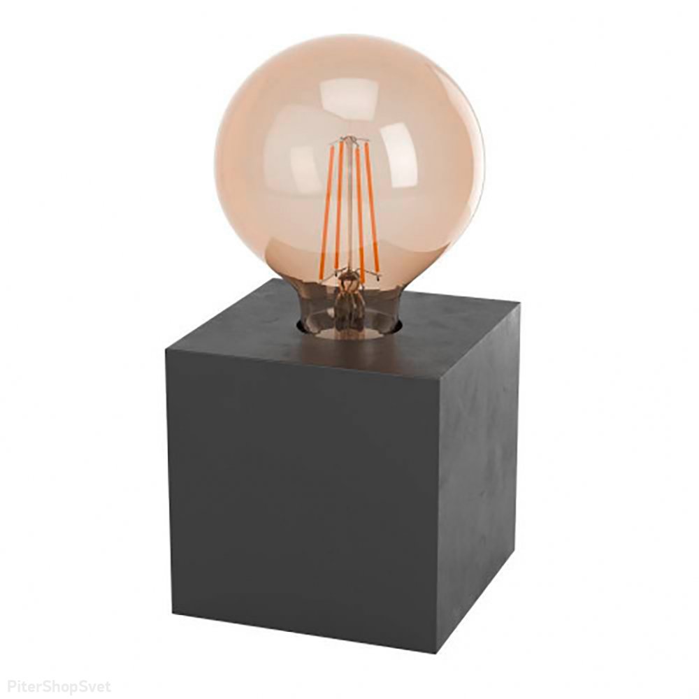 Настольный светильник деревянный куб «PRESTWICK» 43734