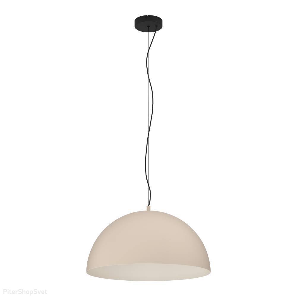 Песочный купольный подвесной светильник из металла «Gaetano» 900696
