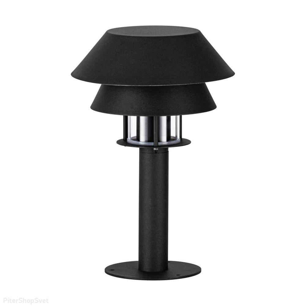 Чёрный уличный напольный светильник 33см «Chiappera» 900802