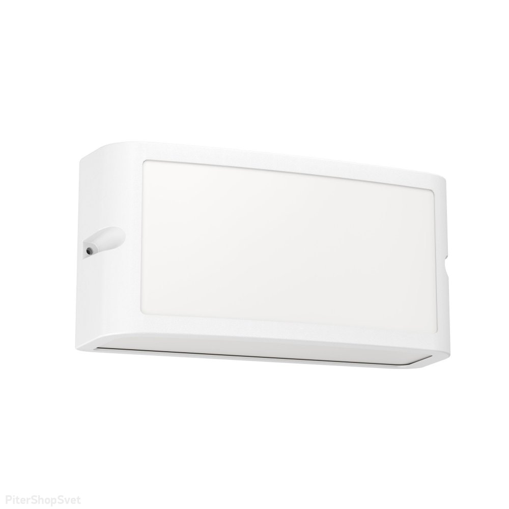 Белый уличный настенный прямоугольный светильник «CAMARDA» 900807