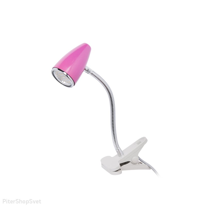 Лампа на прищепке с плафоном розового цвета «RICCIO 1» 92931
