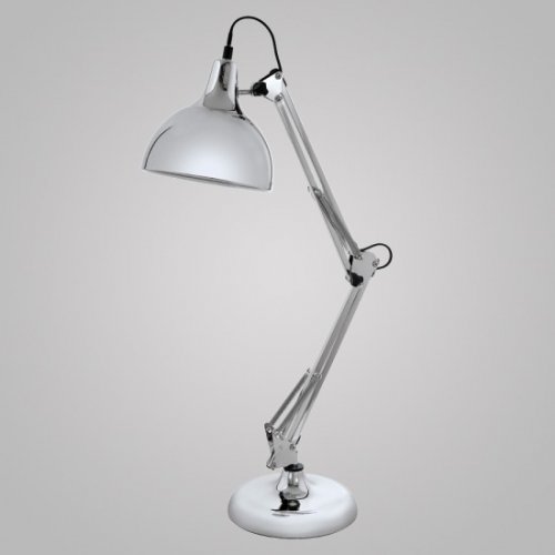 Настольная лампа цвета хром 94702 BORGILLIO Eglo