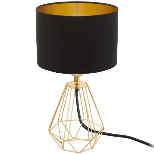 Настольная лампа с основанием цвета золота CARLTON 2 95788