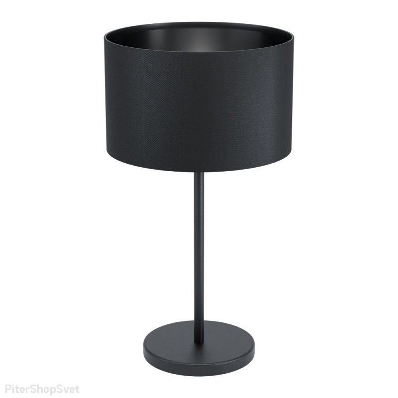 Чёрная настольная лампа «MASERLO» 99045