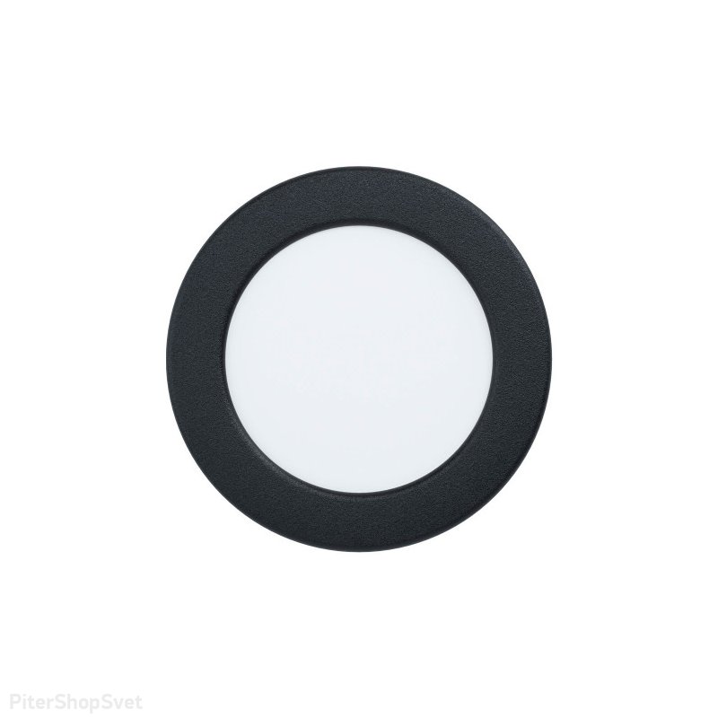 Чёрный встраиваемый светильник 5,5Вт 4000К «FUEVA 5» 99157
