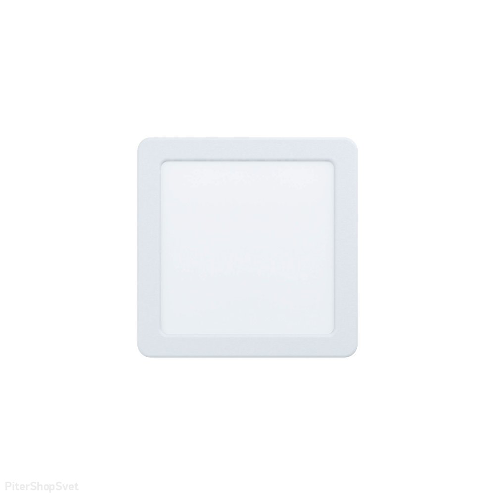Белый квадратный встраиваемый светильник 10,5Вт 4000К «Fueva» 99179