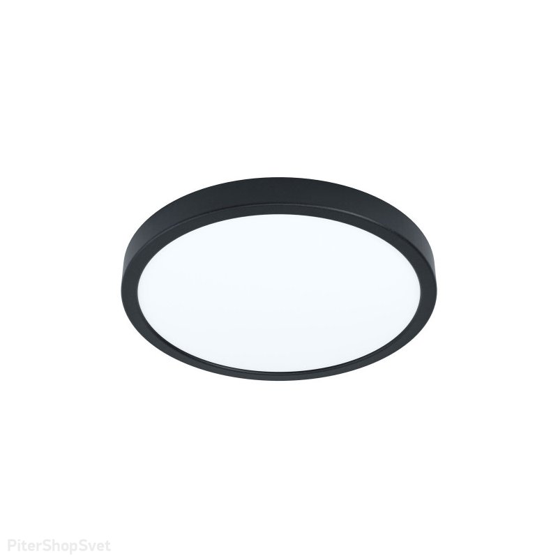 Чёрный накладной потолочный светильник 20Вт 3000К «FUEVA 5» 99224