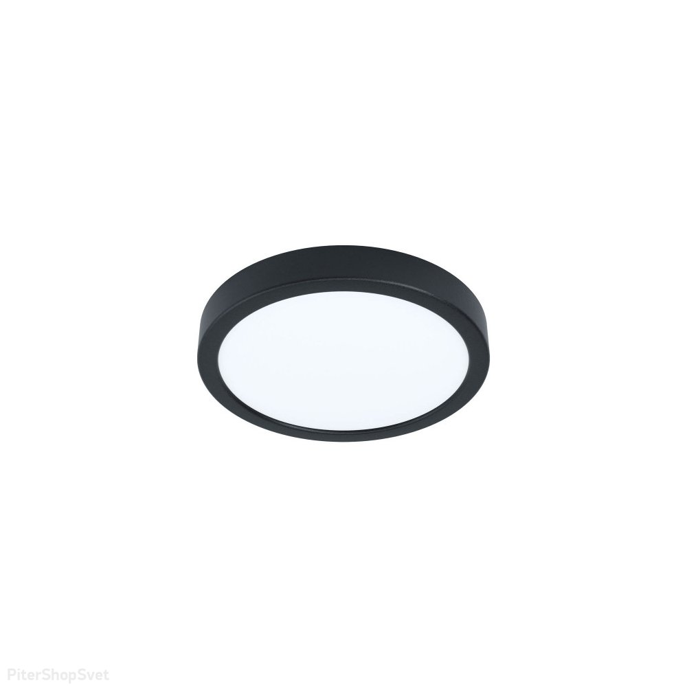 Чёрный накладной потолочный светильник 16,5Вт 4000К «Fueva» 99234