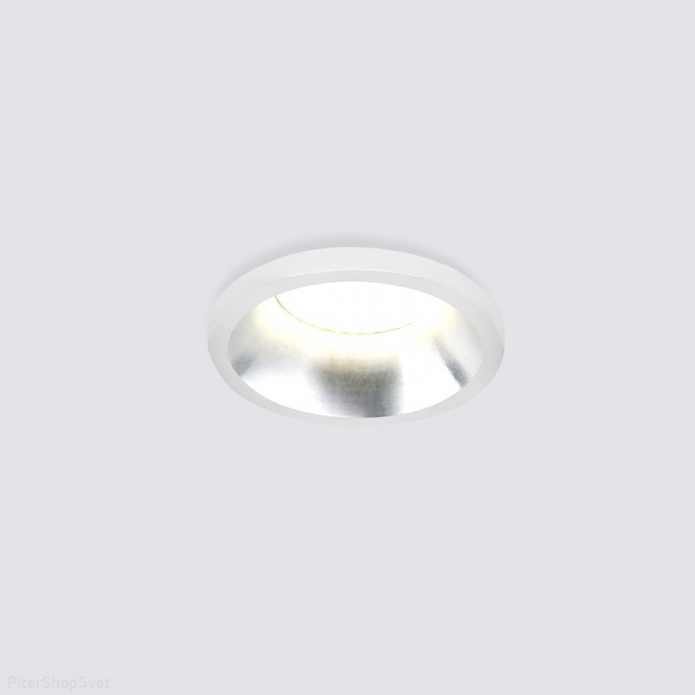 Встраиваемый светильник 3Вт 4200К 15269/LED 3W SN/WH сатин/никель / белый