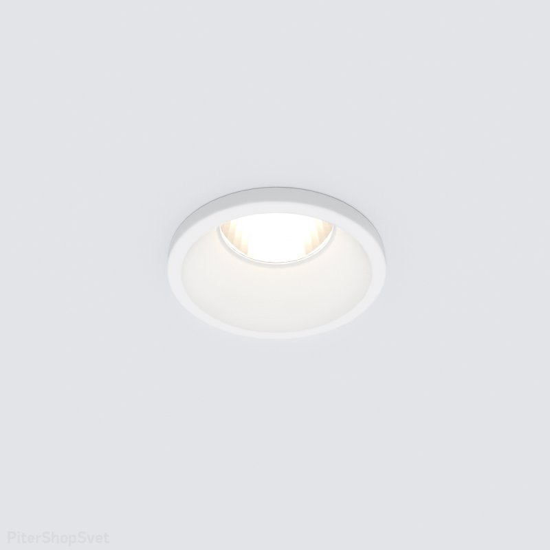 Белый встраиваемый светильник 3Вт 4200К 15269/LED 3W WH белый