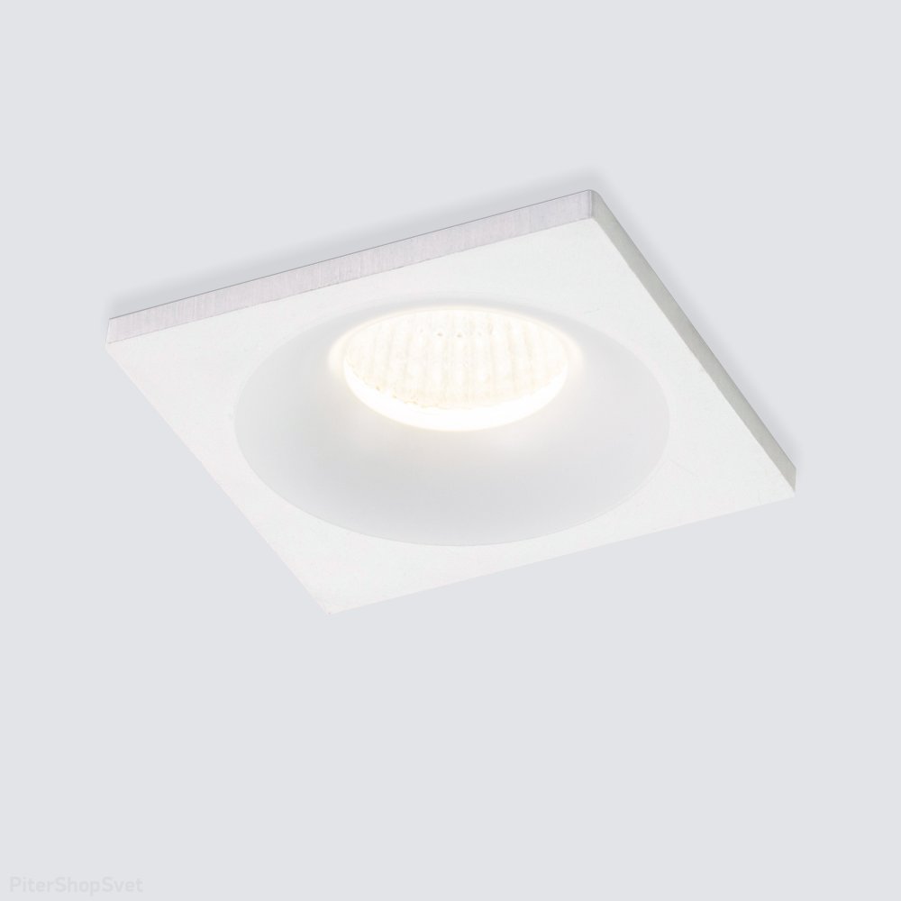 Белый встраиваемый светильник 3Вт 4200К 15271/LED 3W WH белый