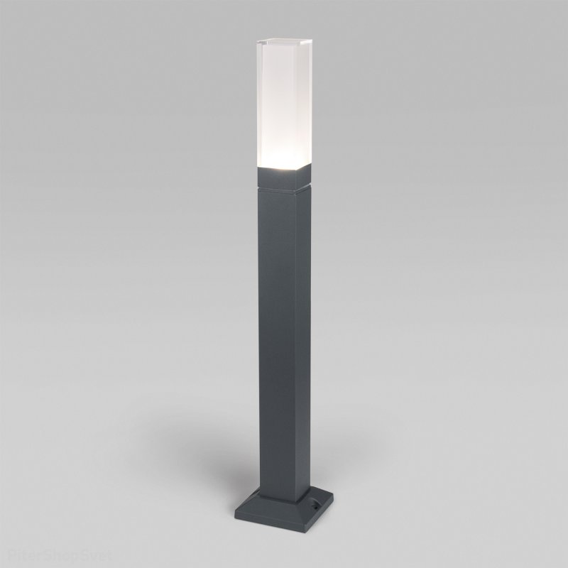 Серый уличный светодиодный столбик 5Вт 4000К 1537 TECHNO LED серый