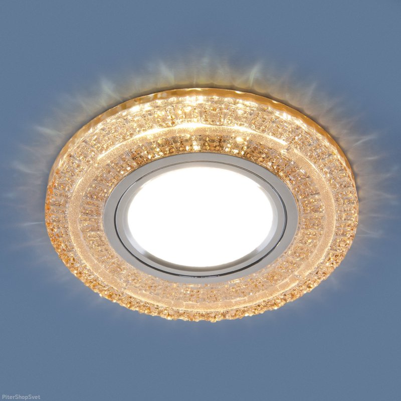 Встраиваемый светильник с LED подсветкой 2225 MR16 GC тонированный