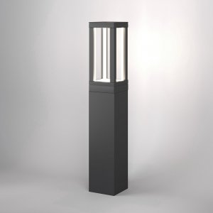 Серый уличный светодиодный столбик 12Вт 4000К