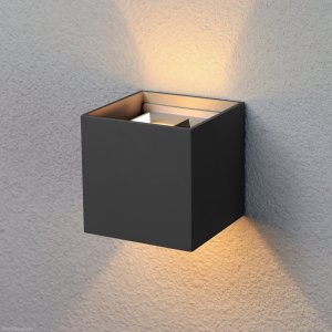 Уличный настенный светильник для подсветки 1548 TECHNO LED WINNER черный
