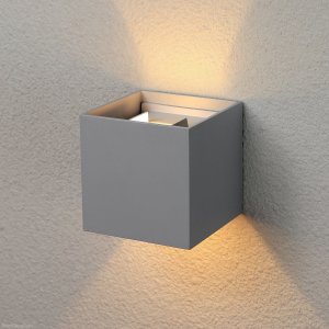 Уличный настенный светильник для подсветки 1548 TECHNO LED WINNER серый