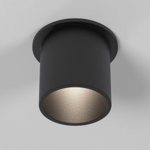 Чёрный встраиваемый светильник «MOLL»