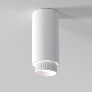 Белый накладной потолочный светильник цилиндр «Nubis»