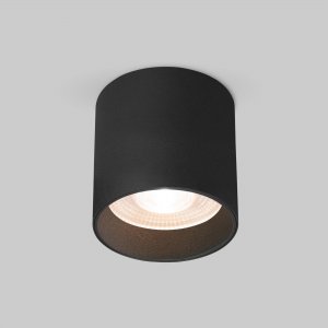 10Вт чёрный накладной потолочный светильник цилиндр