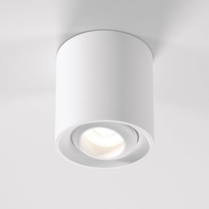 Накладной светильник цилиндр с поворотной лампой 10Вт белый «ORSA»