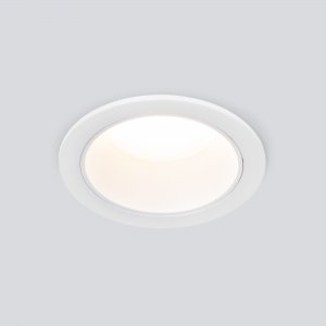 Белый круглый встраиваемый светильник 7Вт 4200К