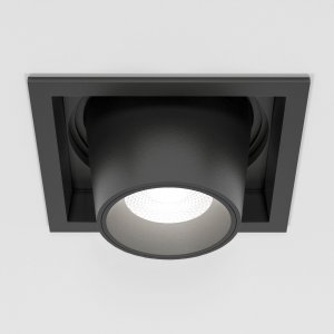 Чёрный встраиваемый поворотный светильник спот 8Вт 4000К «CONNER»
