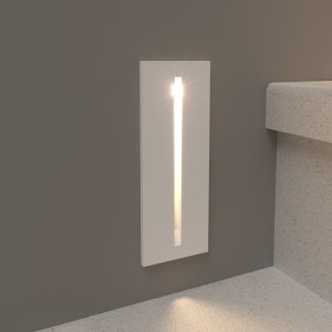 Белая светодиодная подсветка для лестницы