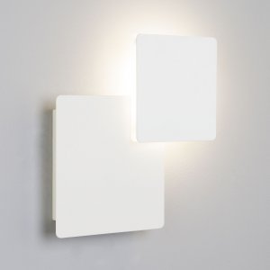 Белый поворотный настенный светильник для подсветки