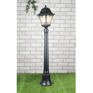 Чёрный уличный столбик Altair F черный