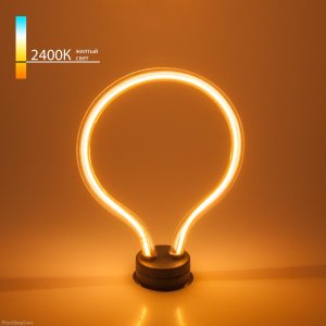 Светодиодная лампочка петля Е27 4Вт 2400К