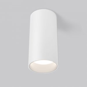 Белый накладной потолочный светильник цилиндр 24Вт 4200К 50°